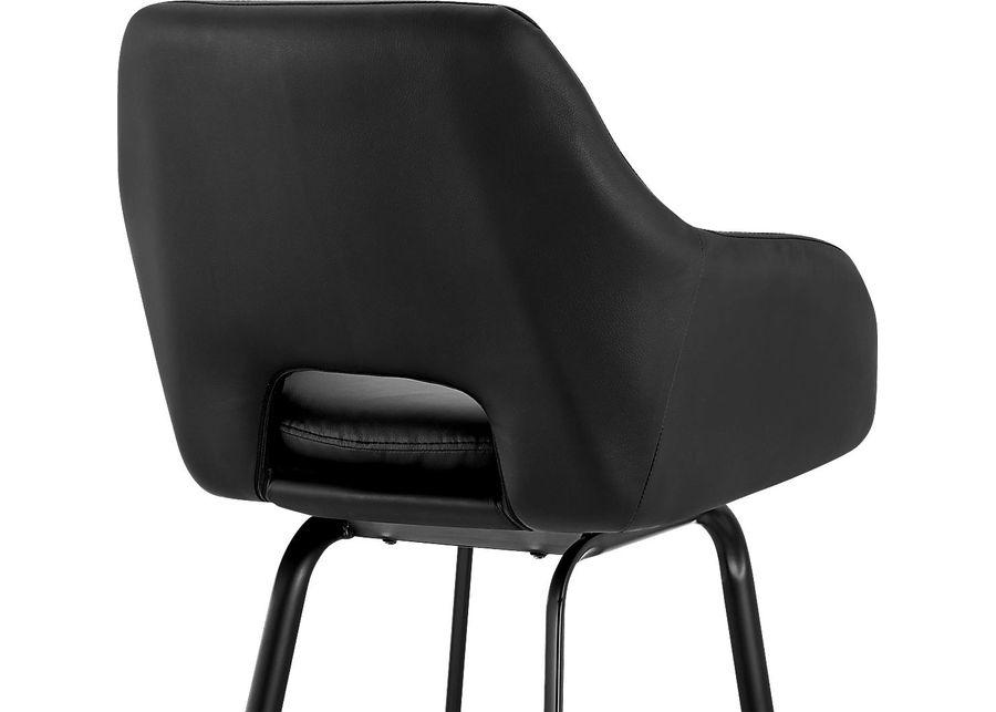 Lanelaw Black Swivel Barstool