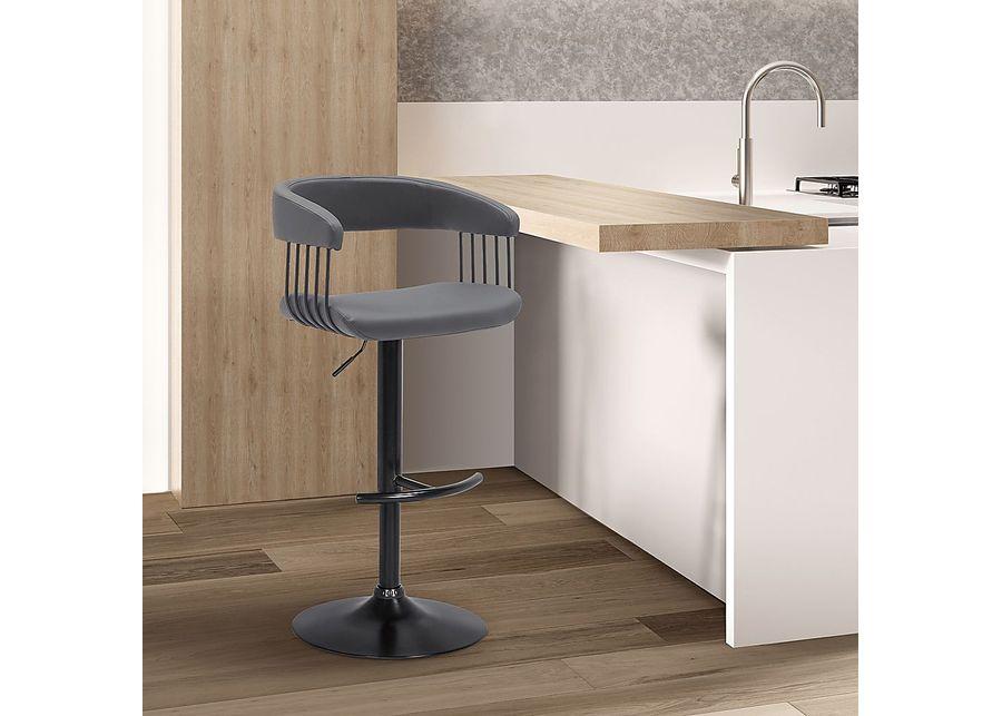 Jariya Charcoal Adjustable Barstool