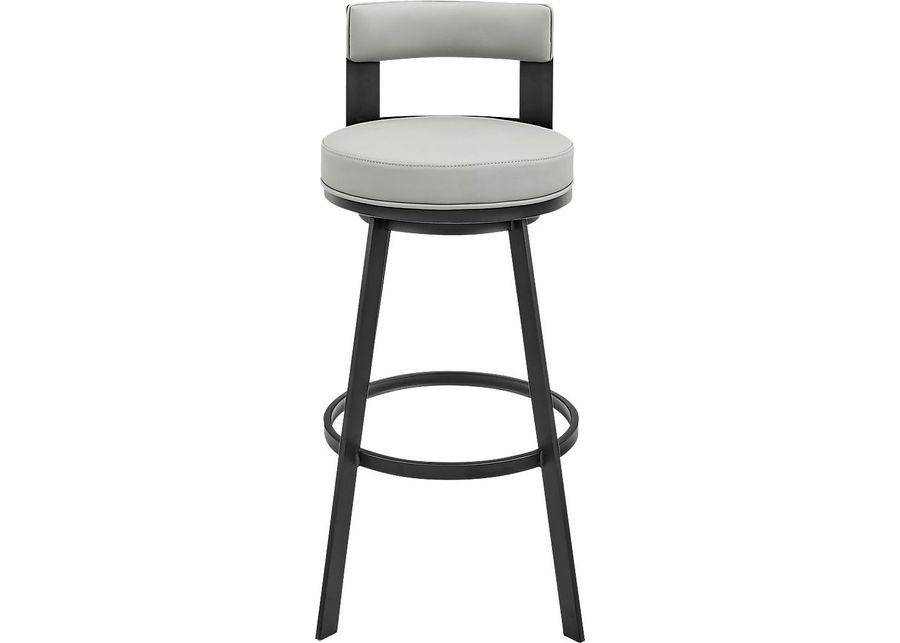 Camver Gray Swivel Barstool