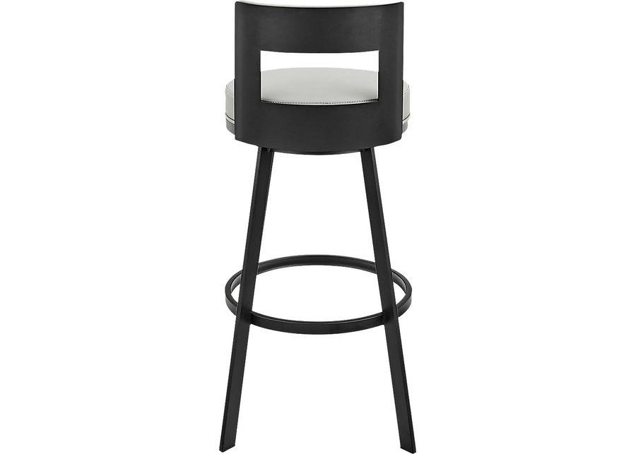 Camver Gray Swivel Barstool