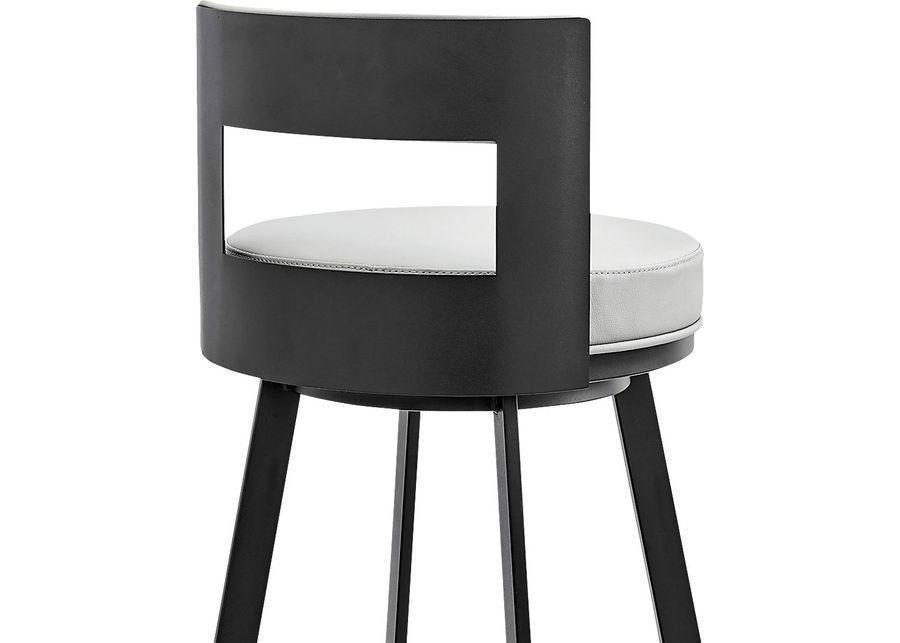 Camver Gray Swivel Barstool