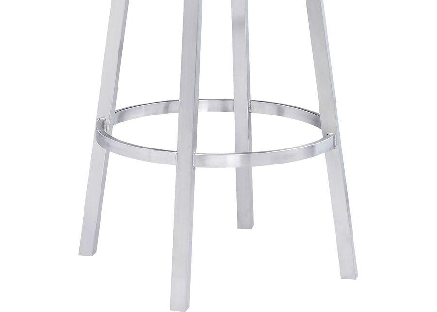 Haligue Gray Swivel Barstool