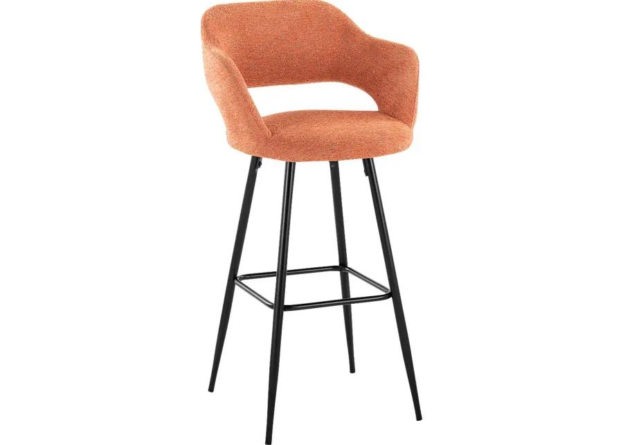 Phinizy Orange Barstool, Set of 2