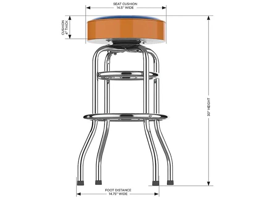 Big Team MLB New York Mets Orange Barstool