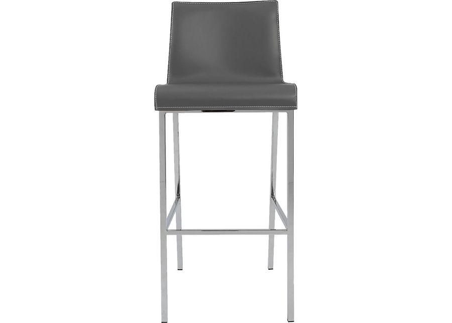 Embdy Gray Barstool, Set of 2