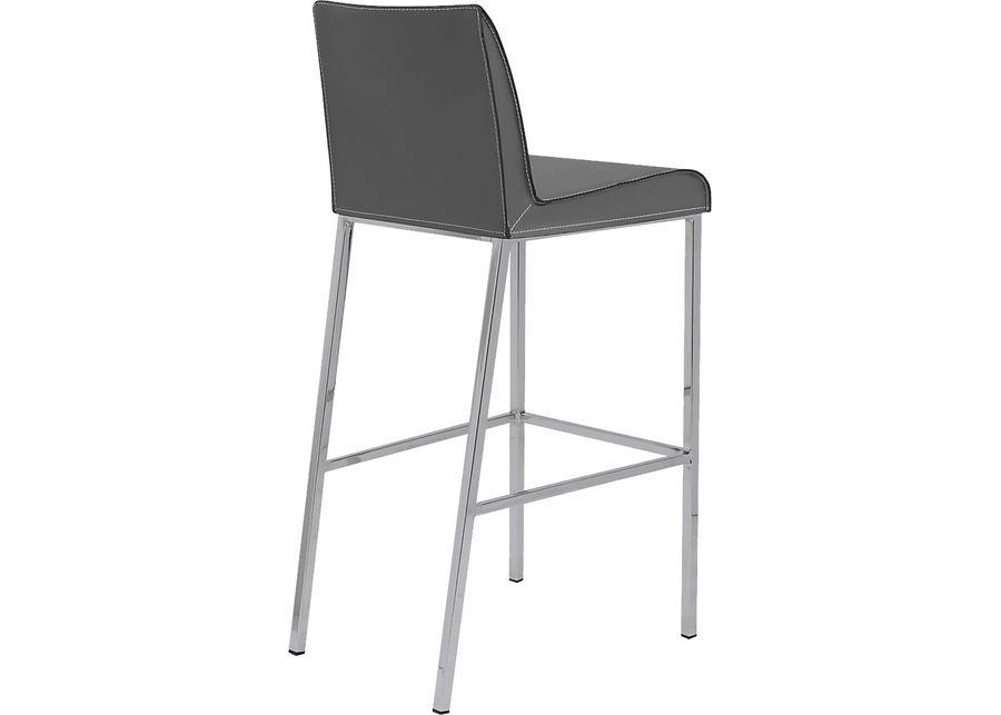 Embdy Gray Barstool, Set of 2