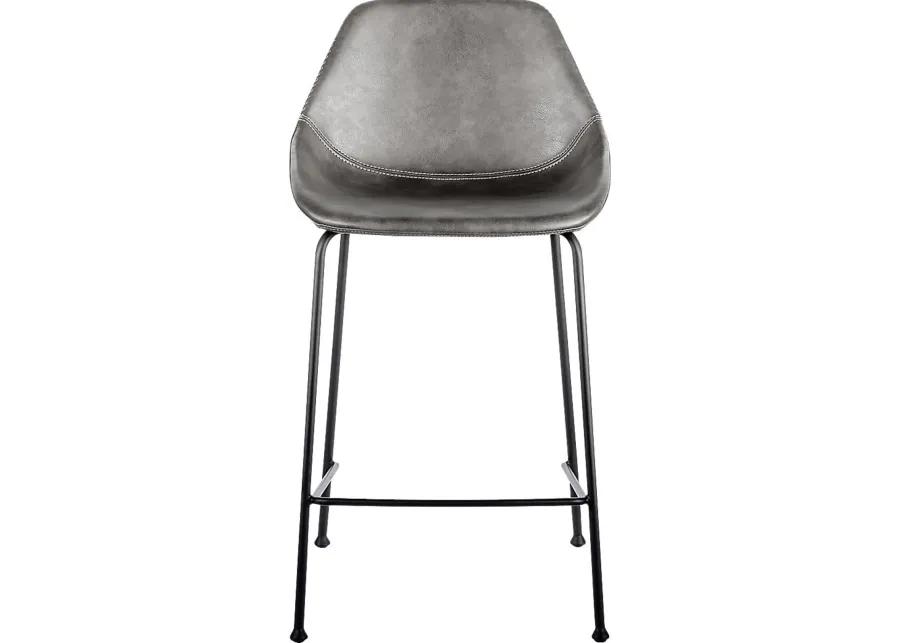 Rockcress Dark Gray Counter Stool, Set of 2