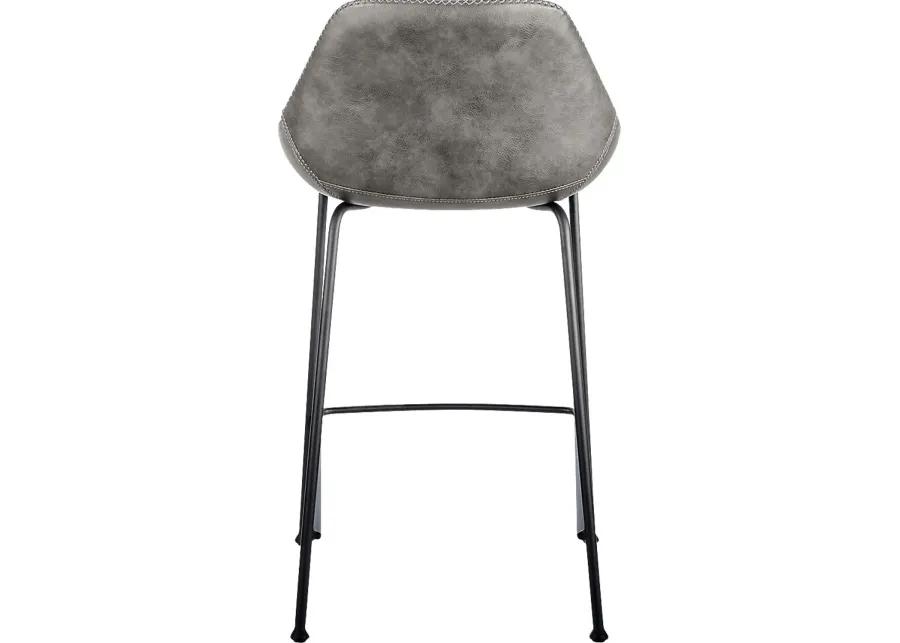 Rockcress Dark Gray Counter Stool, Set of 2