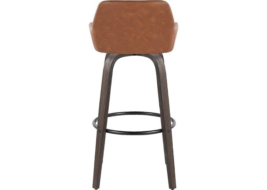 Rimcrest VII Camel Swivel Barstool, Set of 2