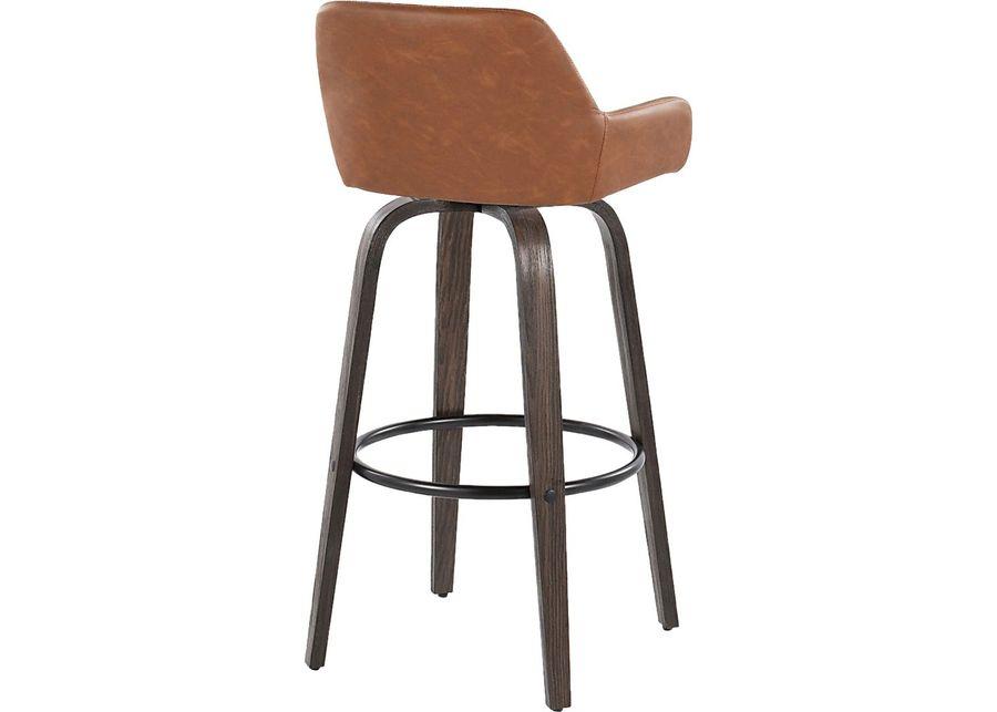 Rimcrest VII Camel Swivel Barstool, Set of 2