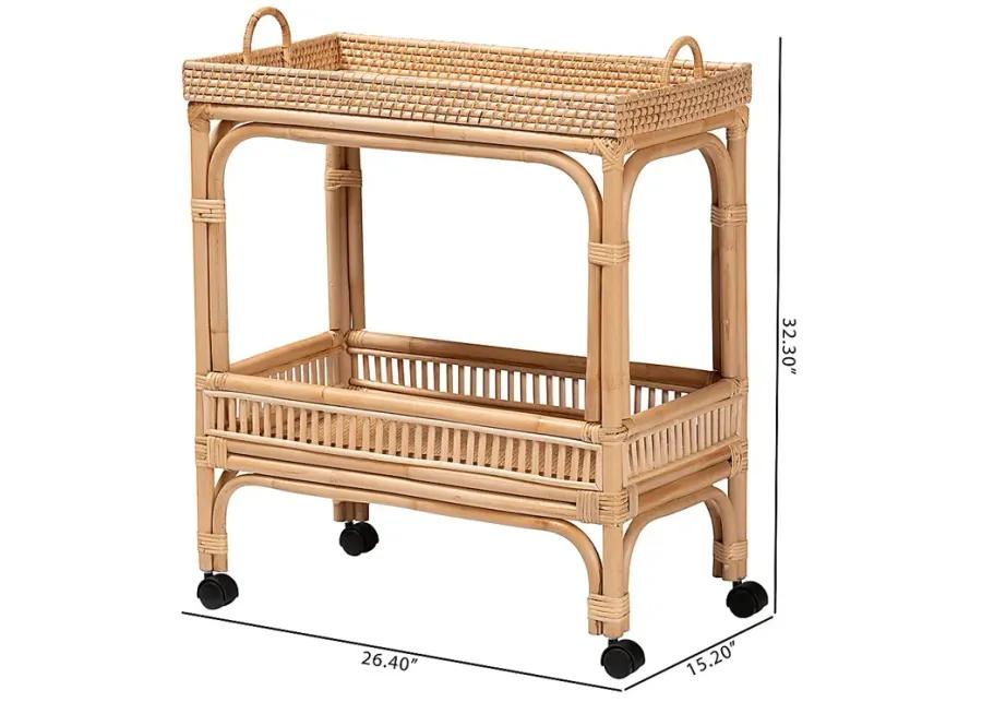 Fasulo Natural Bar Cart