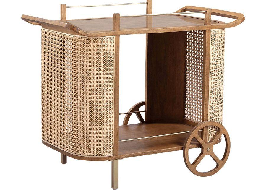 Archelle Brown Bar Cart