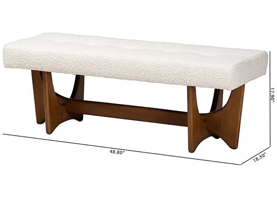 Maule Walnut Bench