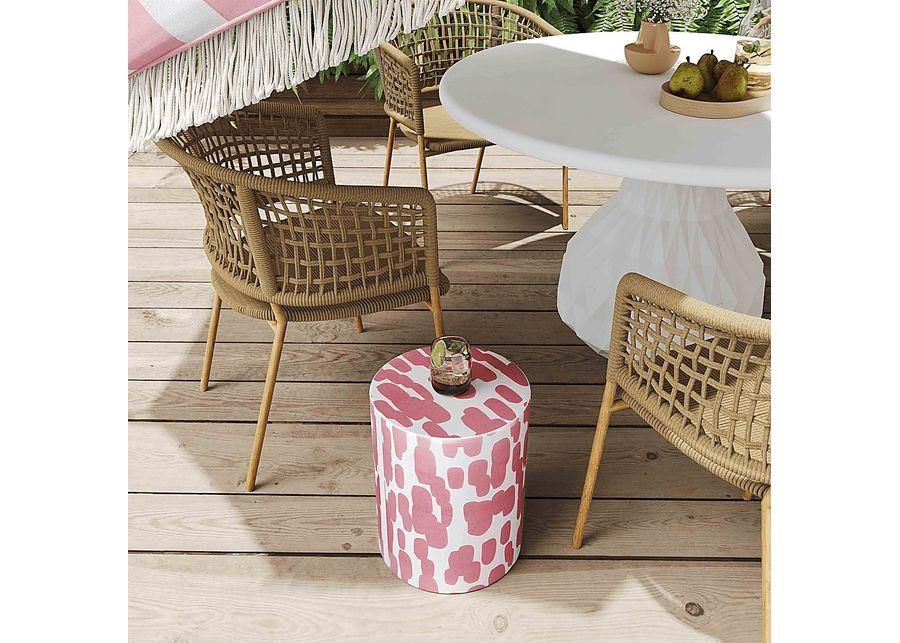 Annalinde Pink Stool