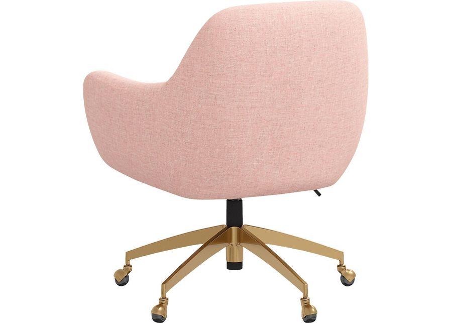 Bulwer Pink Desk Chair