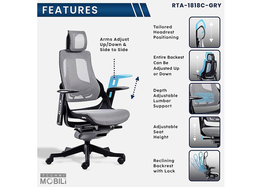 Ambona Gray Office Chair