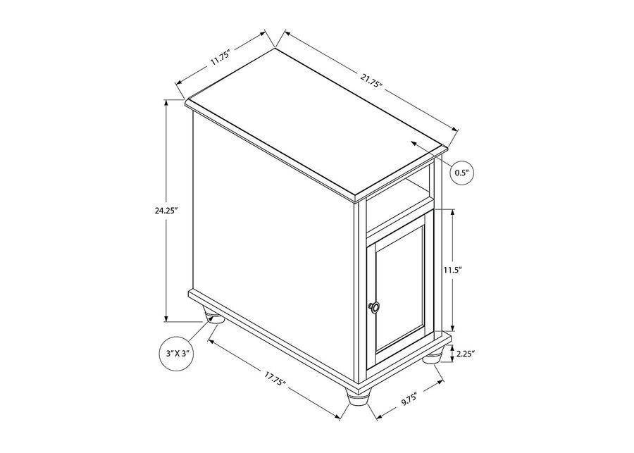 Whittondale White Accent Table