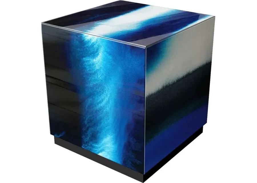 Chivira Blue Accent Table