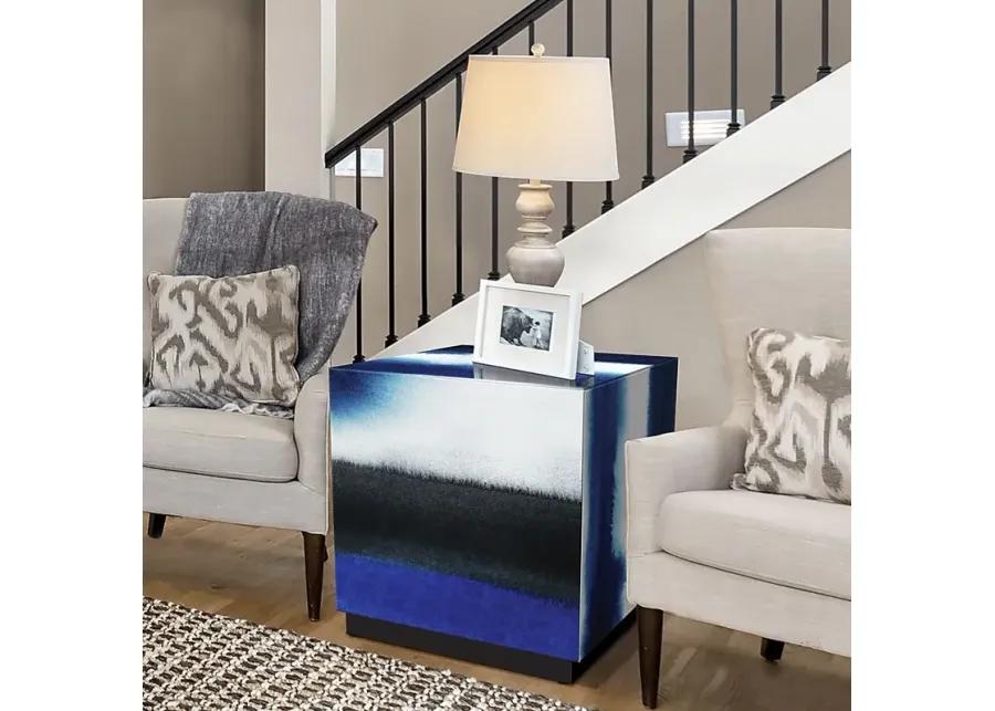 Chivira Blue Accent Table