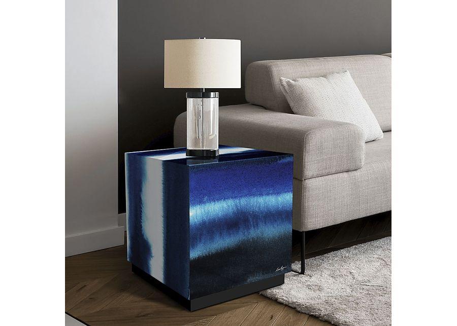 Chivira Blue Accent Table