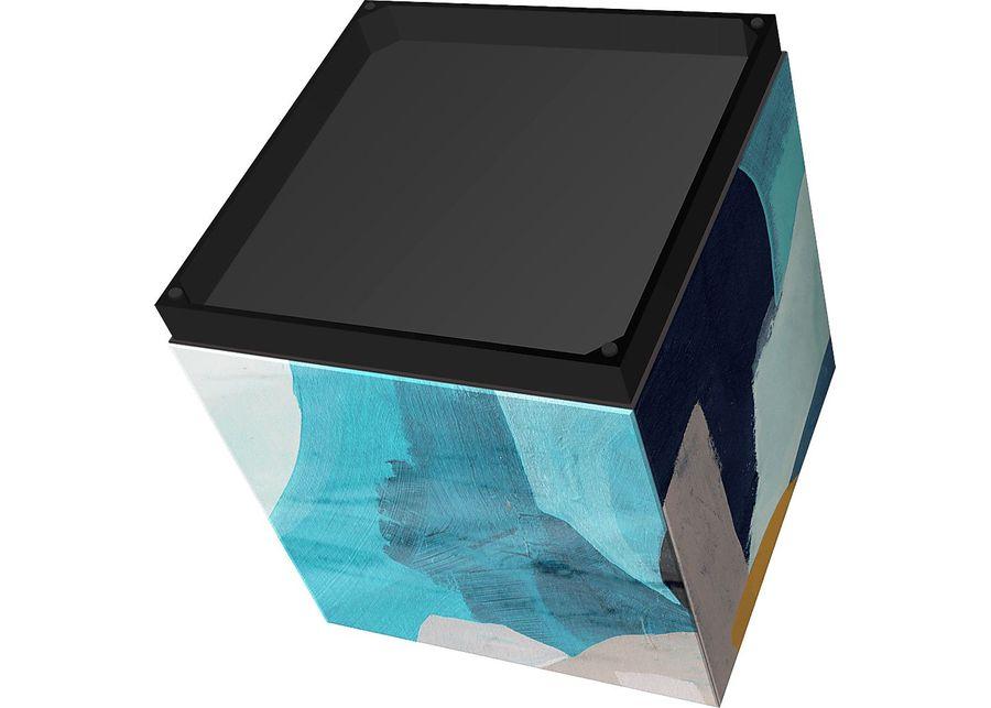 Durazno Blue Accent Table