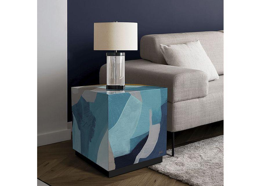 Durazno Blue Accent Table