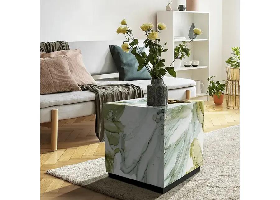 Lambrose Green Accent Table