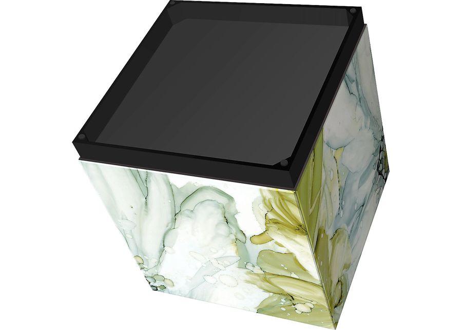 Lambrose Green Accent Table