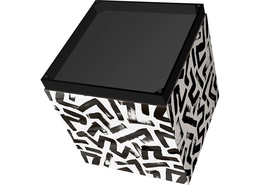 Reneta Black Accent Table