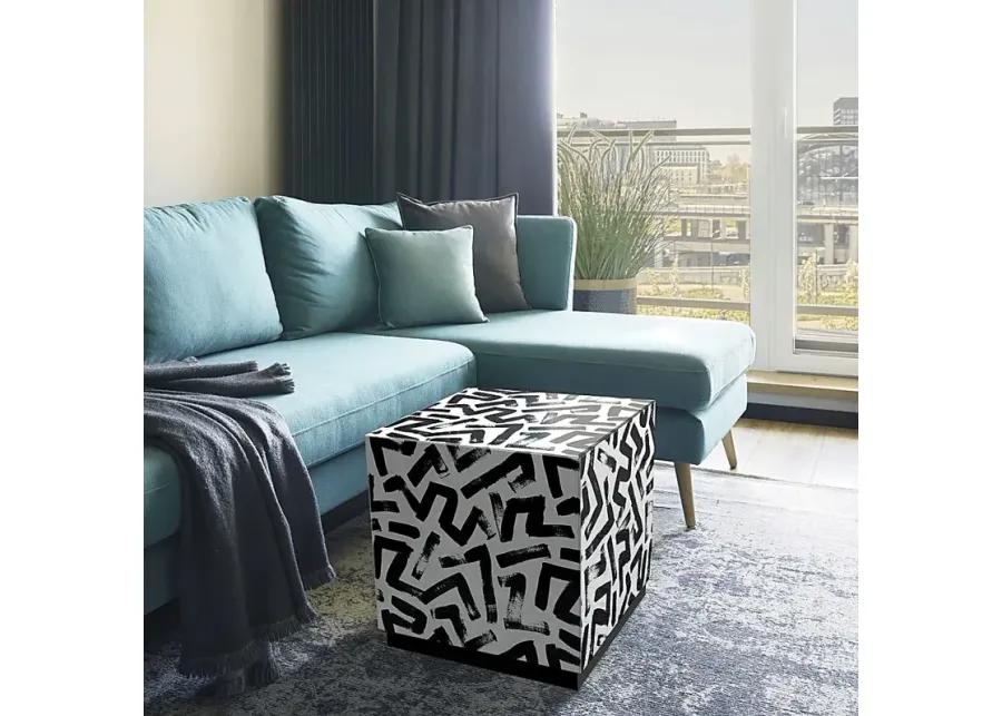 Reneta Black Accent Table