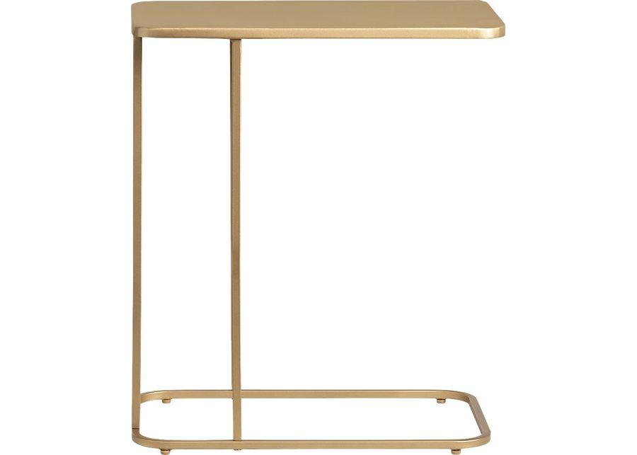 Adelay Gold Accent Table