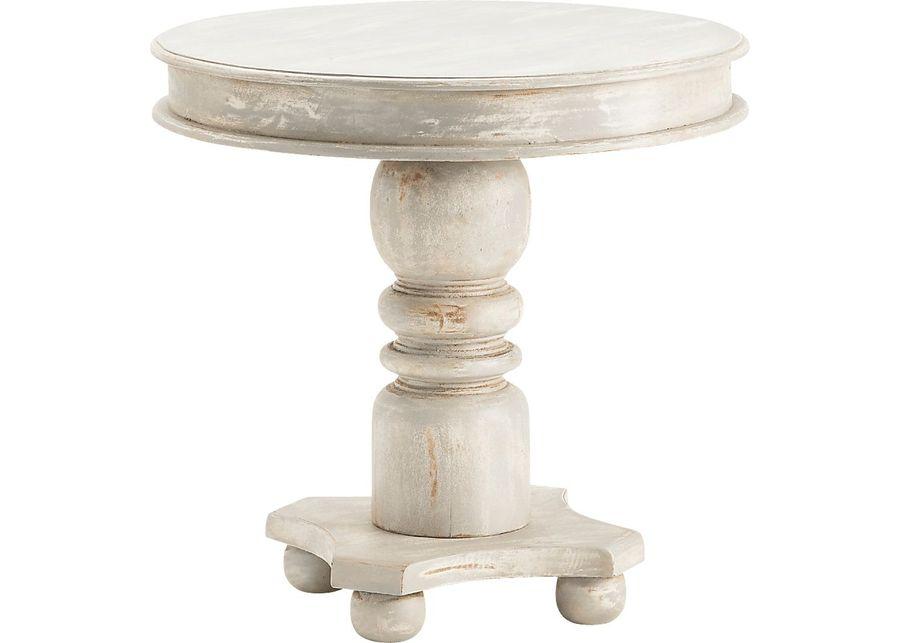 Bartgis Cream Accent Table