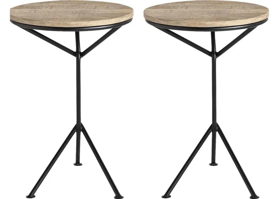 Steepleview Brown Accent Table, Set of 2