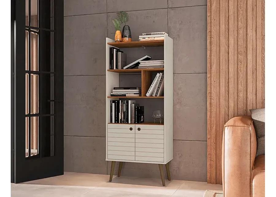 Corriedale Off-White Bookcase