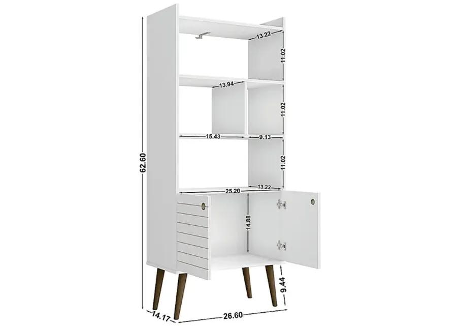 Corriedale Off-White Bookcase