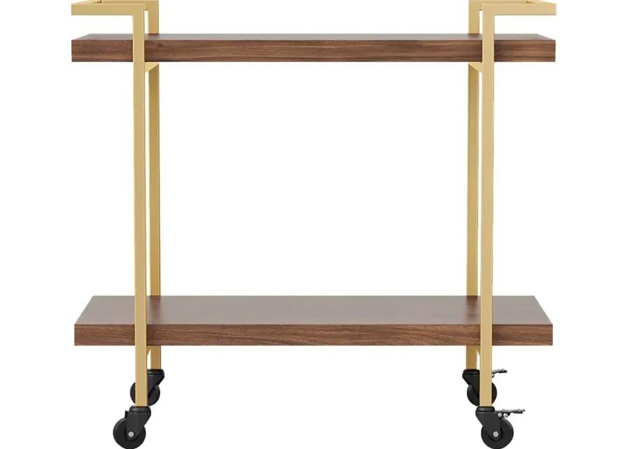 Azaline Brown Printer Cart