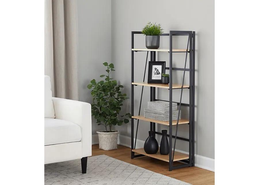 Zenobia Black Bookcase