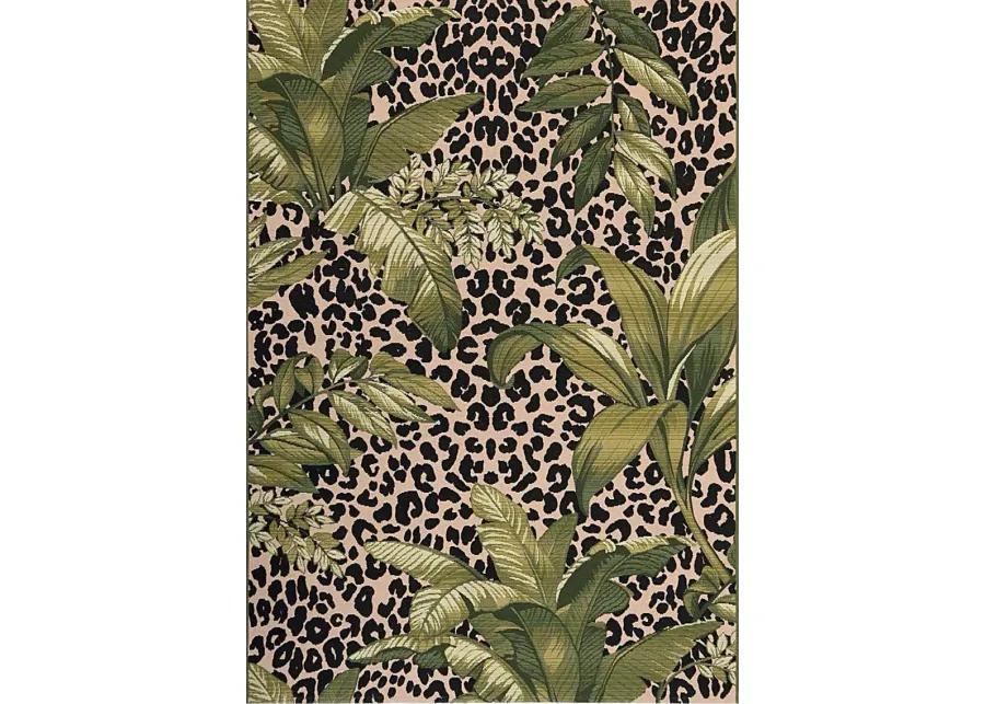 Willtown Green 4'10 x 7'6 Indoor/Outdoor Rug