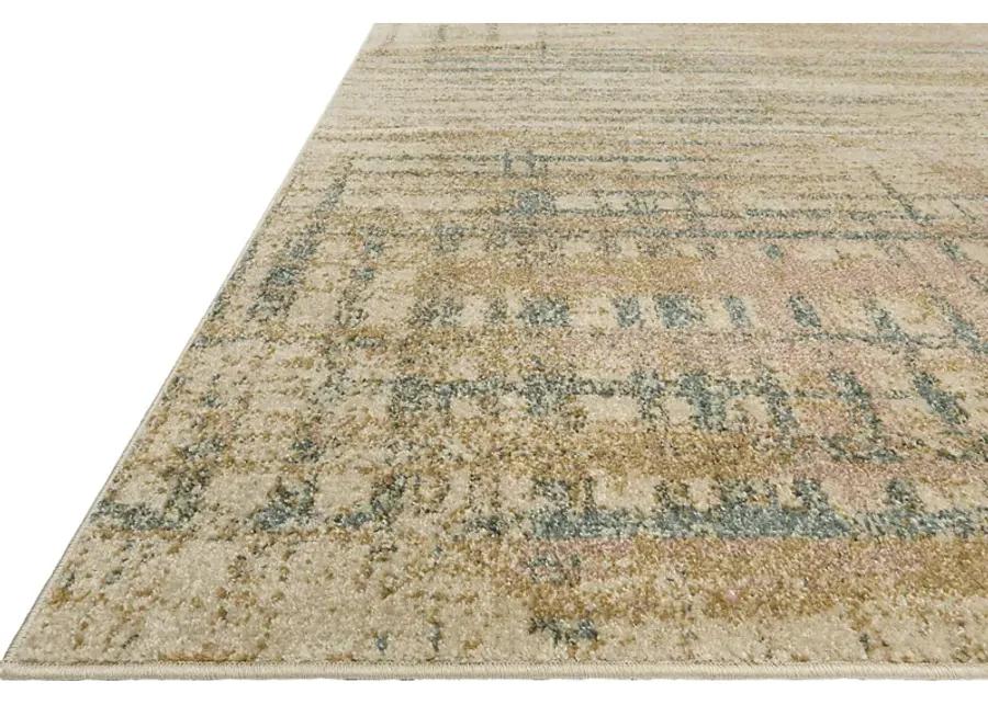 Freetou Brown 2'3 x 7'6 Runner Rug