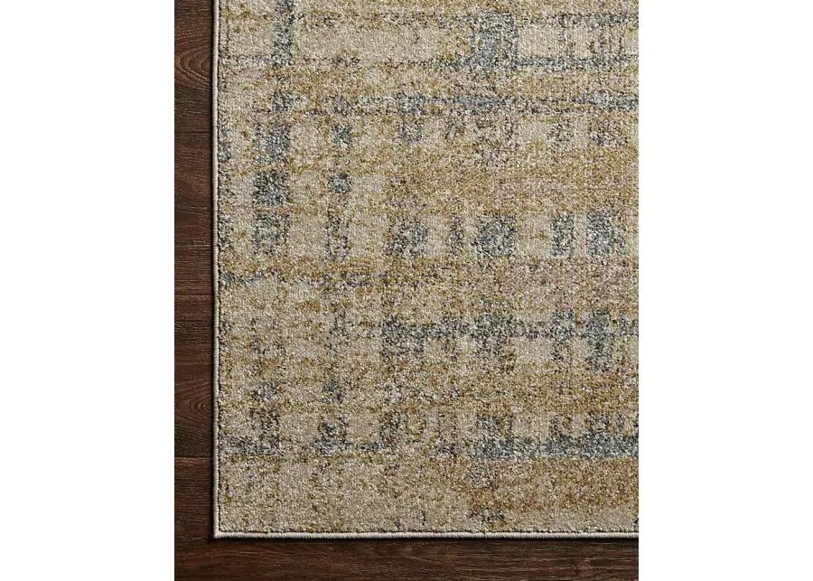 Freetou Brown 2'3 x 7'6 Runner Rug