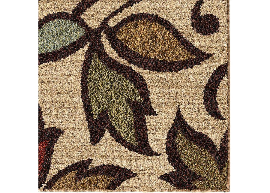 Raud Beige 5'3 x 7'6 Rug