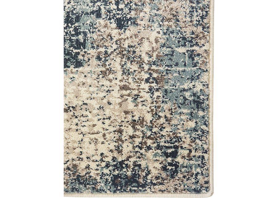 Sorni Blue 5'1 x 7'6 Rug