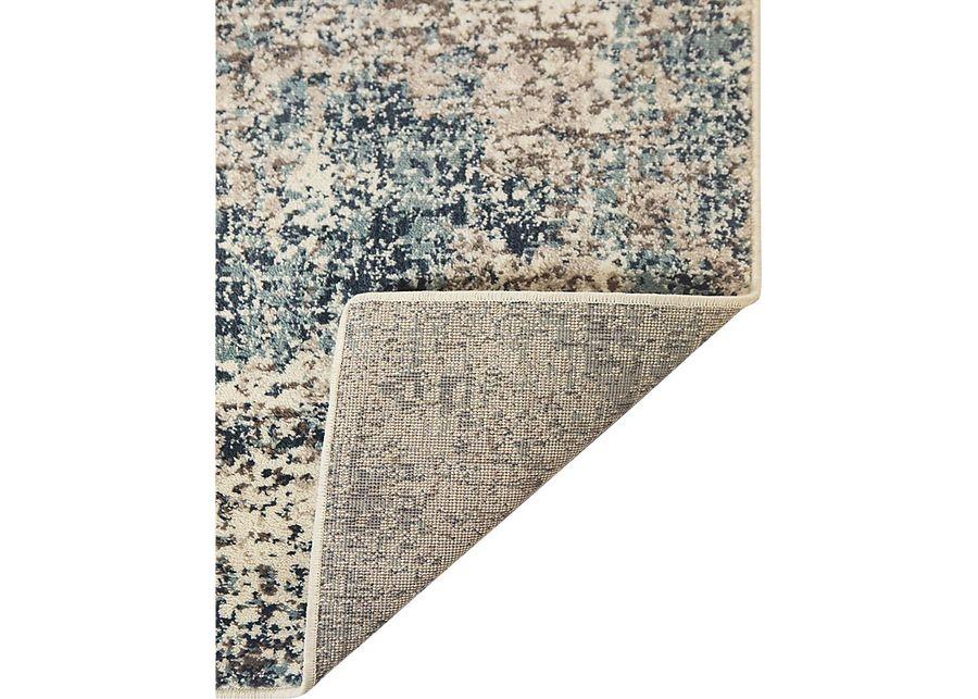 Sorni Blue 5'1 x 7'6 Rug