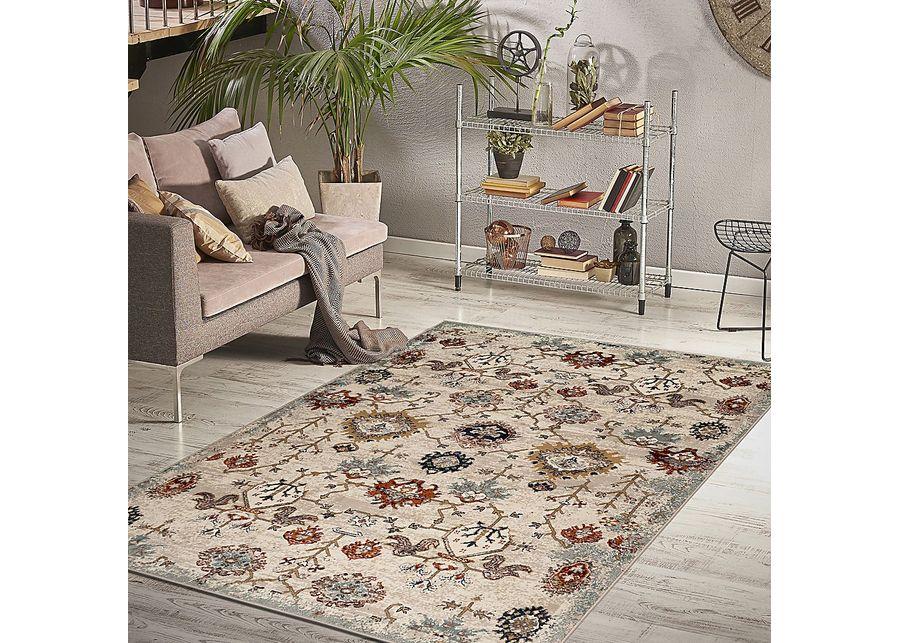 Varena Beige 5'1 x 7'6 Rug