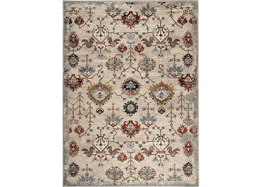 Varena Beige 5'1 x 7'6 Rug