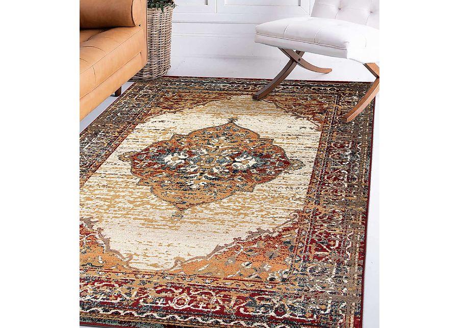 Coimo Red 5'1 x 7'6 Rug