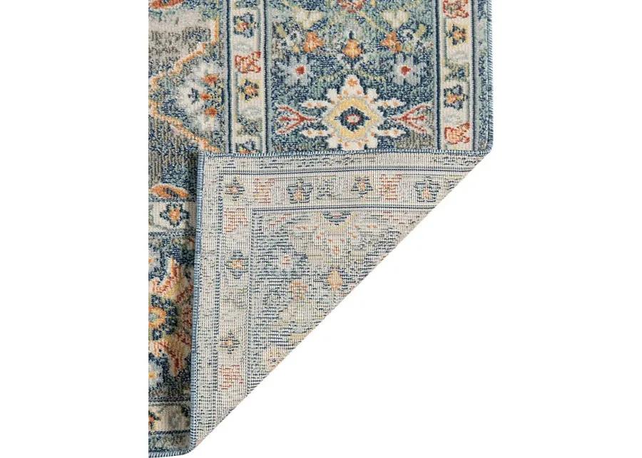 Dirinella Blue 5'1 x 7'6 Rug