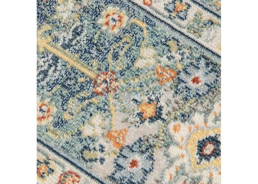 Dirinella Blue 5'1 x 7'6 Rug