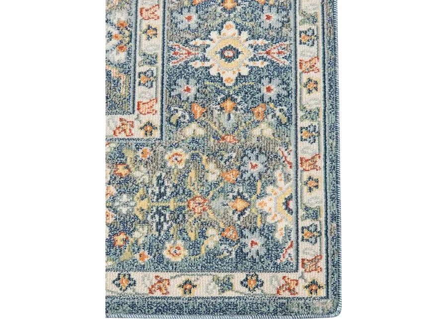 Dirinella Blue 5'1 x 7'6 Rug