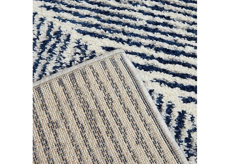 Faippen Ivory/Blue 5'3 x 7' Rug